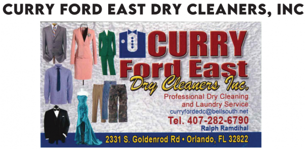 Curry Ford East Dry Cleaners, Inc