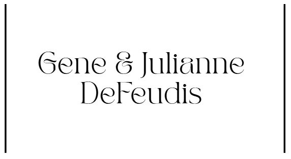 Gene and Julianne DeFeudis