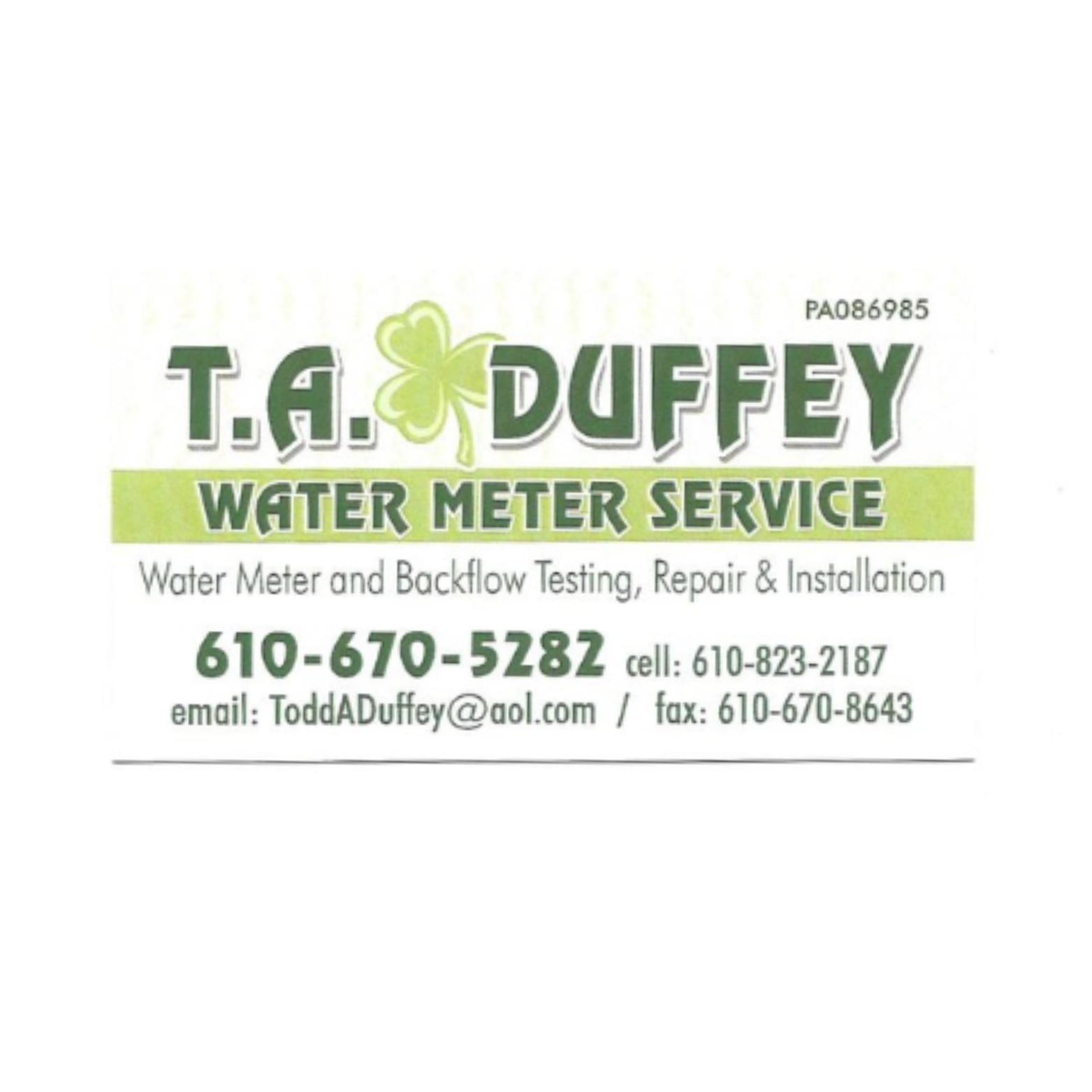 T A Duffey